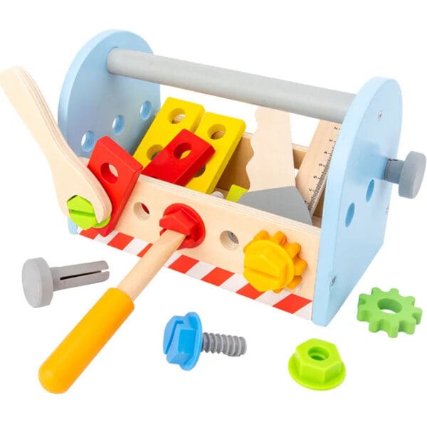 Wholesale Wooden Tool Box Educational DIY Pretend Play Tools Set for Kids Montessori Learning Dropshipping - Image 7