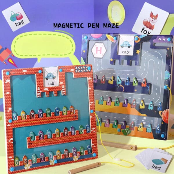 Manufacture Interactive Magnetic Pen Maze for Children Skill Development Games