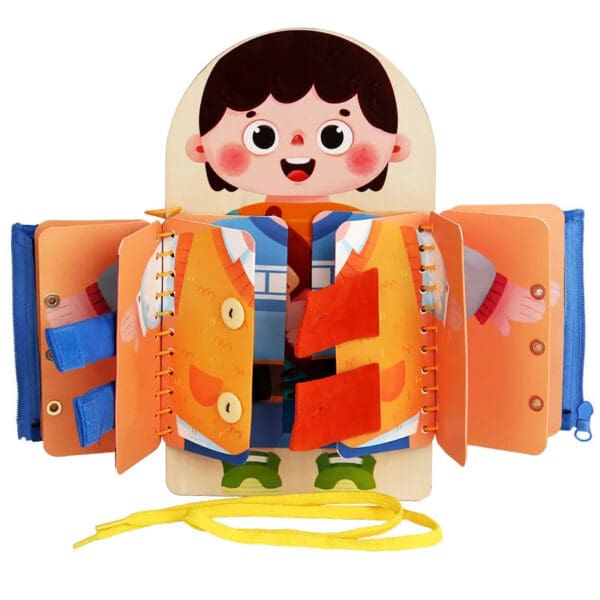 Wholesale Wooden Busy Board Multifunctional Educational Toy for Kids Fine Motor Skills Activity Board Dropshipping - Image 5