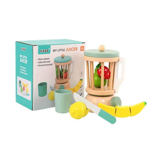 Wholesale Wooden Pretend Kitchen Toys for Kids MDF Solid Wood Simulation Juicer and Kitchen Utensils for Interactive Play - Image 20