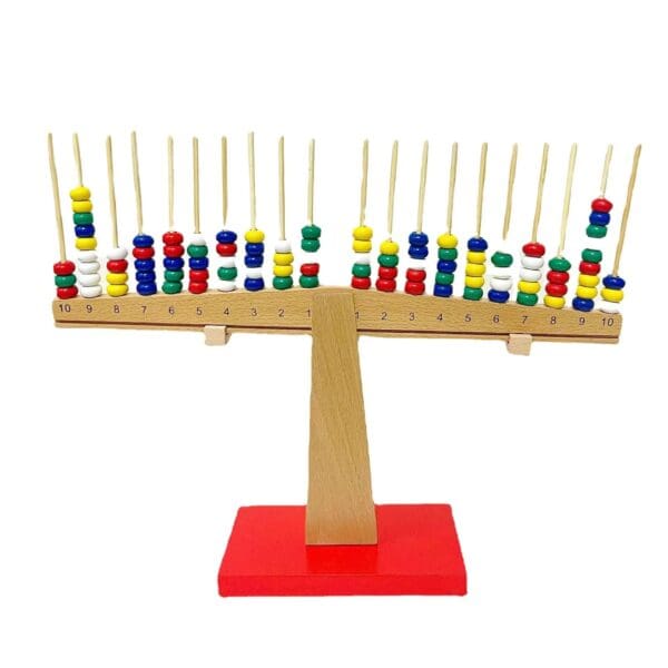 Wholesale Wooden Balance Scale Toy Montessori Math Scale Set for Kids Early Education Professional Version Teaching Aids - Image 5