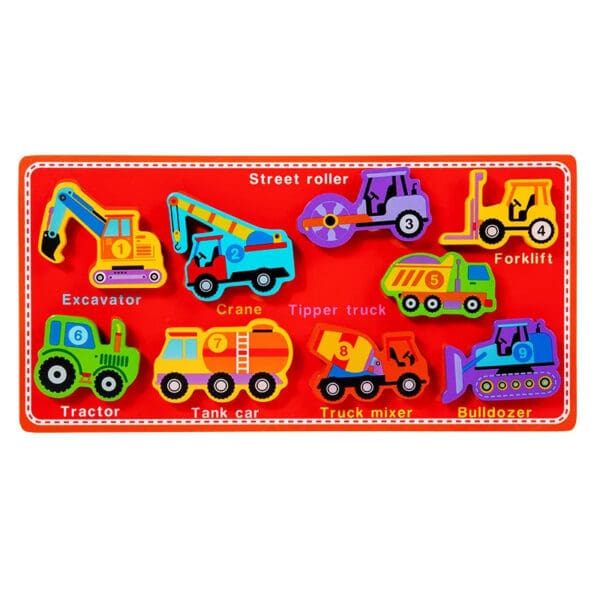 Wholesale Wooden Blocks Puzzle with Magic Sticker Educational Toy for Kids Number Animal Traffic Matching Board Montessori Fun - Image 8