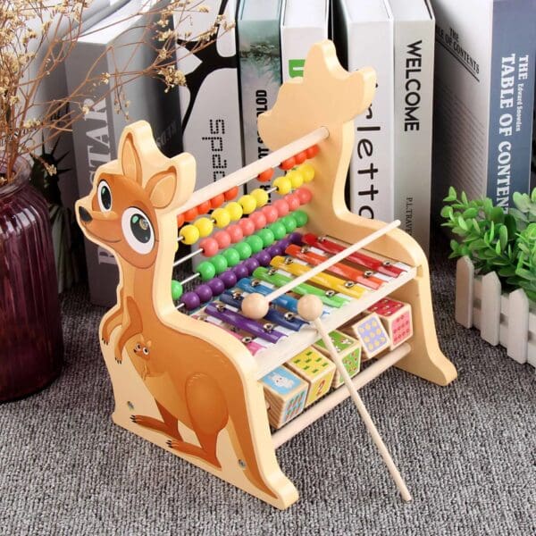 Wholesale Wooden Musical Toy Xylophone Counting Beads Educational Toy for Toddlers Early Learning Dropshipping - Image 4