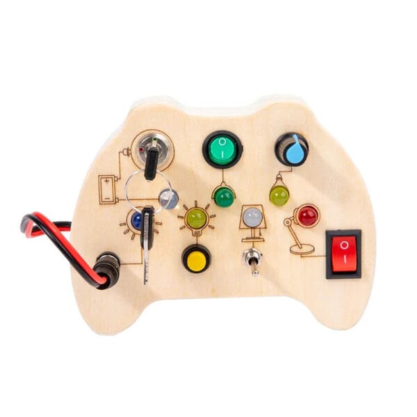 Wholesale High Quality Wooden Light Circuit Busy Board for Kids' Education - Image 10