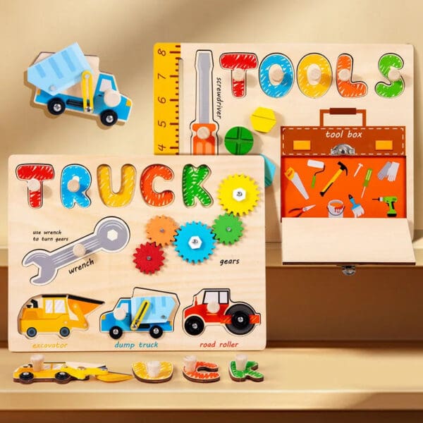 Wholesale Wooden Busy Board Educational Toy for Kids Puzzle Board with Grasping Tools 3D Learning and Cognitive Development Fun