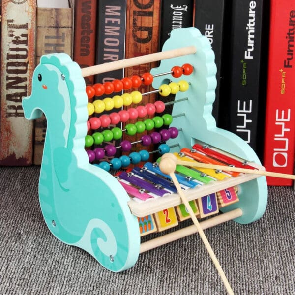 Wholesale Wooden Musical Toy Xylophone Counting Beads Educational Toy for Toddlers Early Learning Dropshipping - Image 5