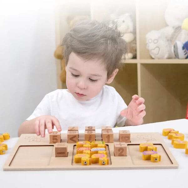 Wholesale Wooden Magnetic Counting Ducks Game Educational Math Toy for Kids Arithmetic Recognition Counting Pairing Fishing Game - Image 4