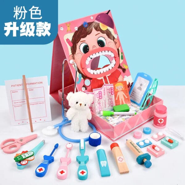 Wholesale Educational Wooden Doctor Kits - Pretend Play Medical Toys for Toddlers - Image 7