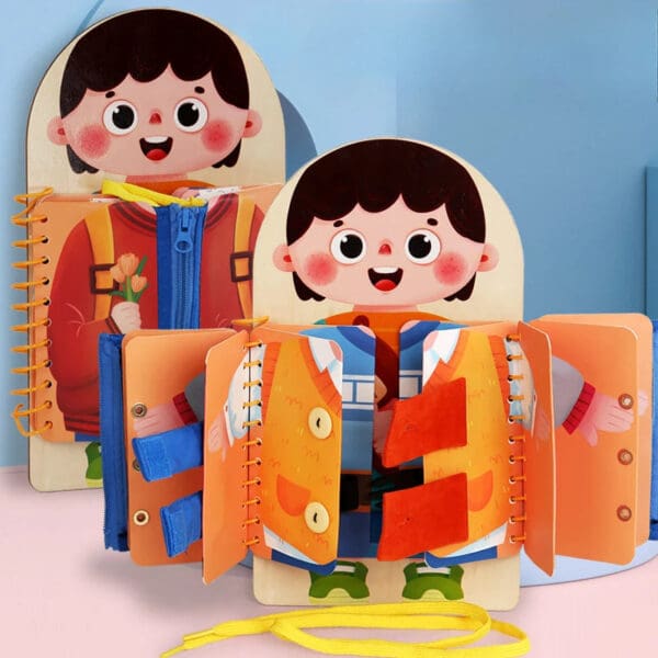 Wholesale Wooden Busy Board Multifunctional Educational Toy for Kids Fine Motor Skills Activity Board Dropshipping