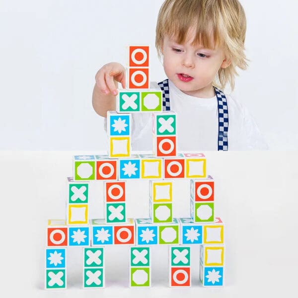 Wholesale Wooden Montessori Educational Building Blocks Matching Puzzle Board Game for Kids Early Learning Dropshipping - Image 3