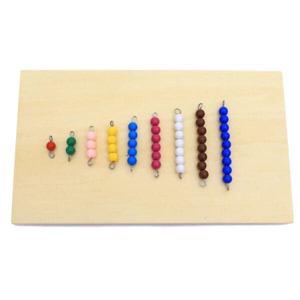 Wholesale colorful Bead math digital counting montessori beads game Stacking Art Toys Toddler Educational Montessori Games - Image 4