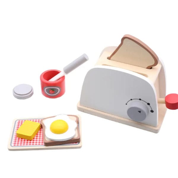 Wholesale Wooden Pretend Play Toys Mini Bread Maker and Kitchen Set Educational Role Play Toy for Kids Dropshipping - Image 6