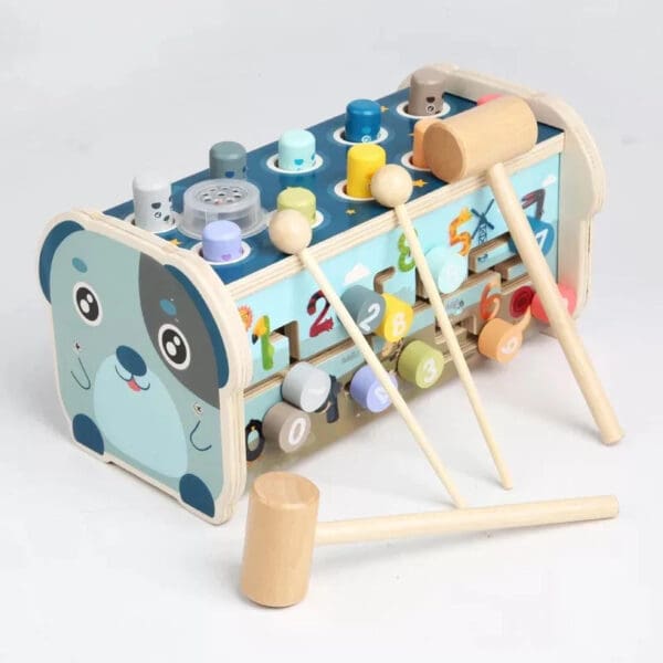 Wholesale Wooden Elephant Whack a Mole Game Educational Toy for Kids Hammer and Xylophone Dropshipping - Image 10