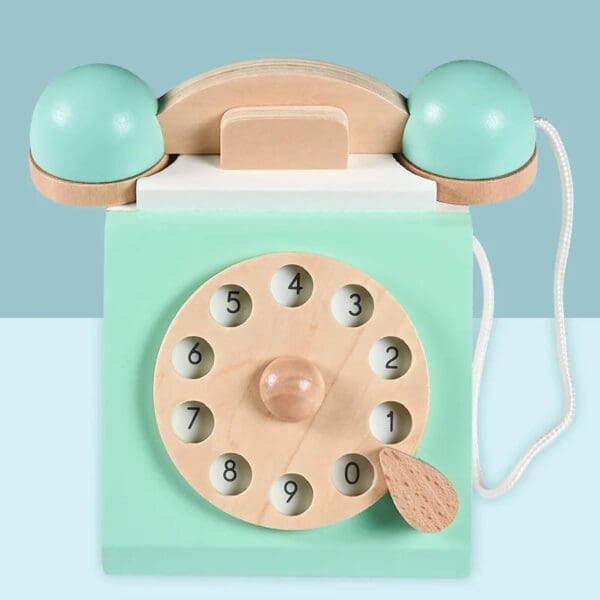 Wholesale Montessori Wooden Telephone Toys For Kids