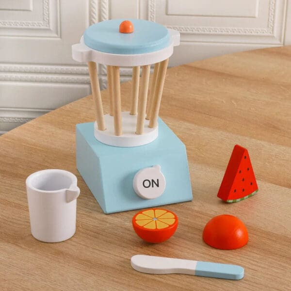 Wholesale Wooden Pretend Play Toys Kitchen Simulation Food Mixer Educational Toy for Kids Early Learning Dropshipping - Image 12