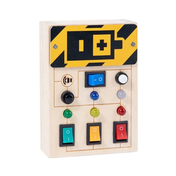 Wholesale High Quality Wooden Light Circuit Busy Board for Kids' Education - Image 7