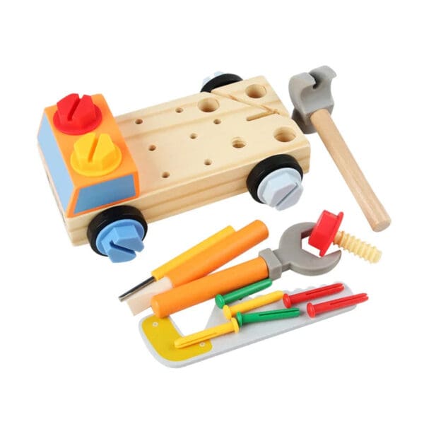 Wholesale Wooden Nuts and Bolts Toy Educational Pretend Play Tool Set for Kids Fine Motor Skills Development Dropshipping - Image 5