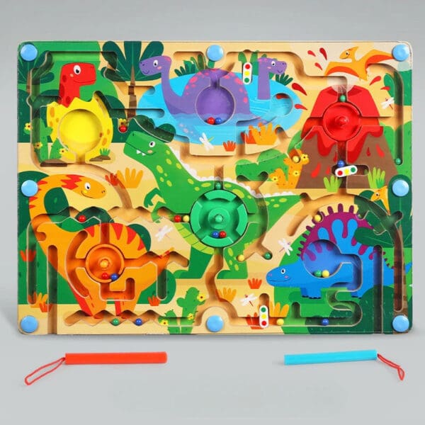 Wholesale Wooden Beads Maze Educational Toy for Kids Magnetic Puzzle Game Learning and Thinking Skills Dropshipping - Image 11