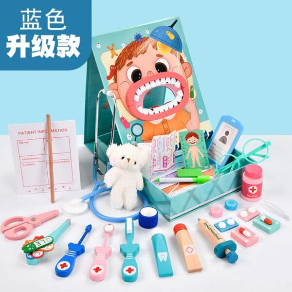 Wholesale Educational Wooden Doctor Kits - Pretend Play Medical Toys for Toddlers - Image 6