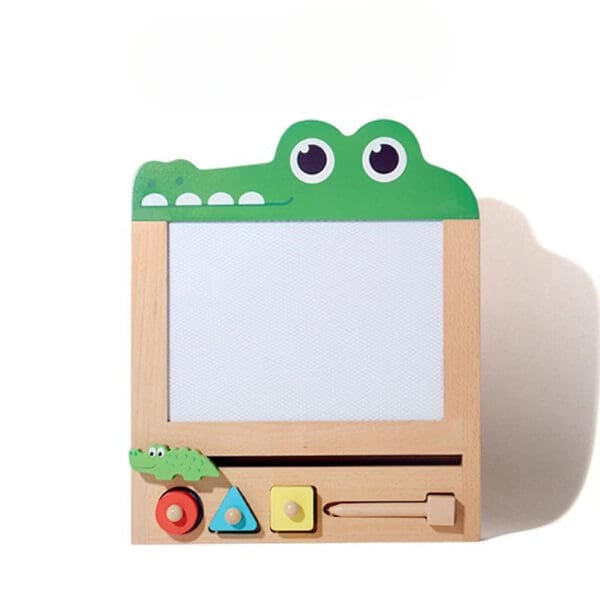 Wholesale Wooden Magnetic Drawing Board Educational Toy for Kids Shape and Color Cognition Early Learning Graffiti Board - Image 6