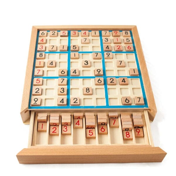 Wholesale Wooden Sudoku Board Game Educational Toy for Kids Logic Thinking and Problem-Solving Dropshipping