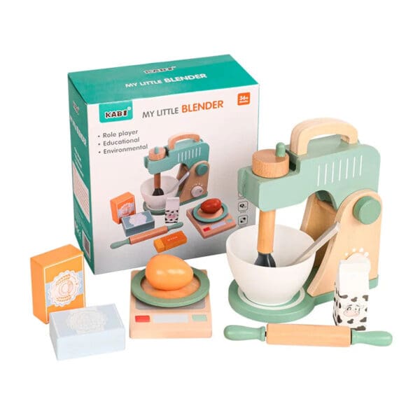 Wholesale Wooden Pretend Kitchen Toys for Kids MDF Solid Wood Simulation Juicer and Kitchen Utensils for Interactive Play - Image 21