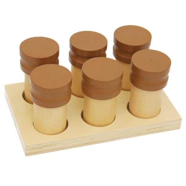 Wholesale Wooden Sensory Toy High Quality Beechwood Montessori Scent Smelling Bottles Educational Toy for Kids Early Learning - Image 4