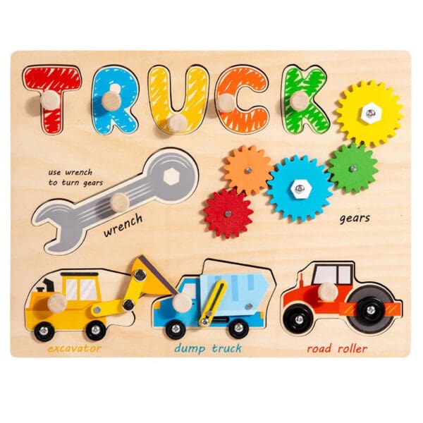 Wholesale Wooden Busy Board Educational Toy for Kids Puzzle Board with Grasping Tools 3D Learning and Cognitive Development Fun - Image 4