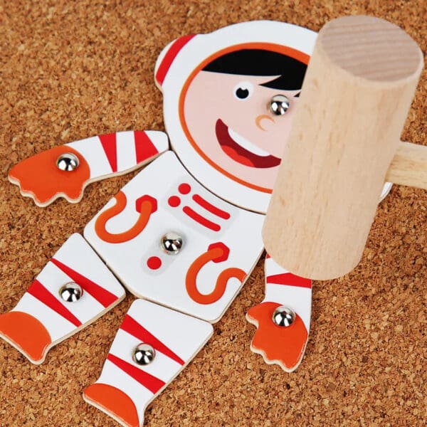 Wholesale Wooden Nail Toys Educational Toy for Kids Creative Jigsaw Puzzle Board for Pattern Recognition Dropshipping - Image 3