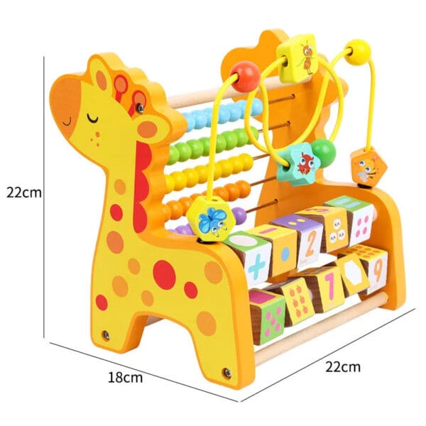 Wholesale Wooden Bead Maze Counting Rack Educational Toy for Kids 1-4 Years Old Learning Tool Dropshipping - Image 4