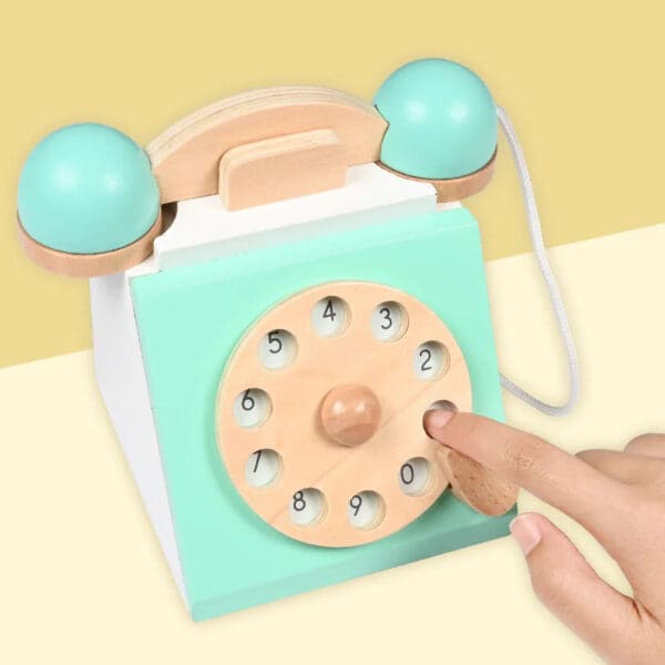 Wholesale Montessori Wooden Telephone Toys For Kids - Image 2