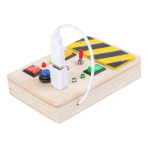 Wholesale High Quality Wooden Light Circuit Busy Board for Kids' Education - Image 5