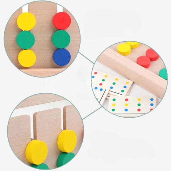 Wholesale Wooden Puzzle Slide Game Four Color Brain Development Logic Training Toy for Kids Dropshipping - Image 4