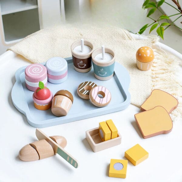 Wholesale Wooden Pretend Kitchen Toys for Kids MDF Solid Wood Simulation Juicer and Kitchen Utensils for Interactive Play - Image 17