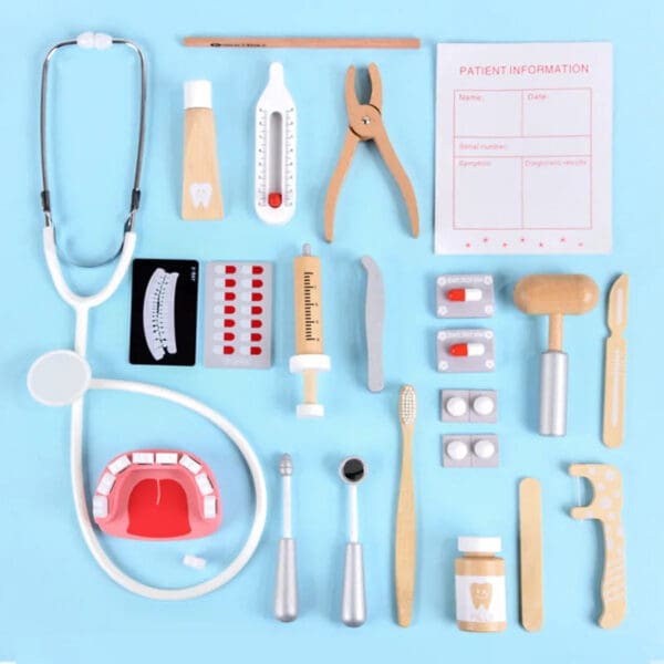 Manufacture Kids Storage Bag Medical Play Set - Pretend Doctor Kit Toys for Children - Image 3