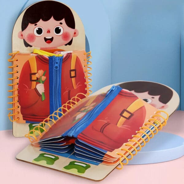 Wholesale Wooden Busy Board Multifunctional Educational Toy for Kids Fine Motor Skills Activity Board Dropshipping - Image 2