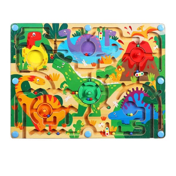 Wholesale Wooden Beads Maze Educational Toy for Kids Magnetic Puzzle Game Learning and Thinking Skills Dropshipping - Image 5